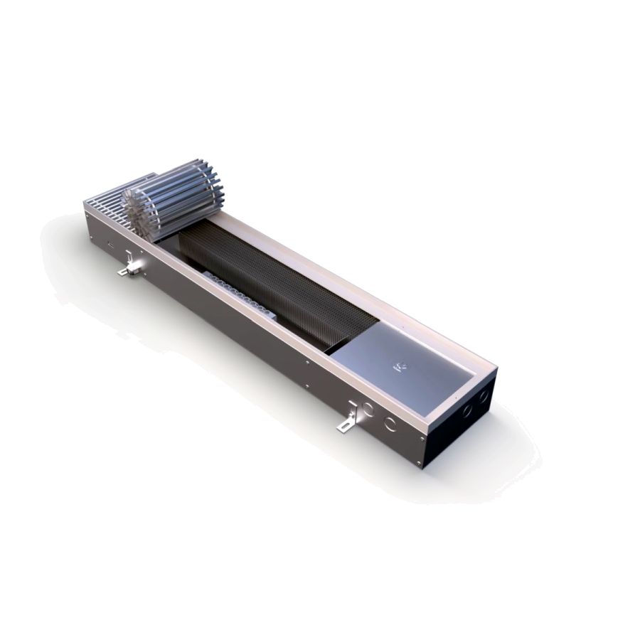 Фото Конвектор внутрипольный водяной VITRON серия ВКВ.110.200.1350.2ТГ.24, 110x200x1350, принудительная конвекция